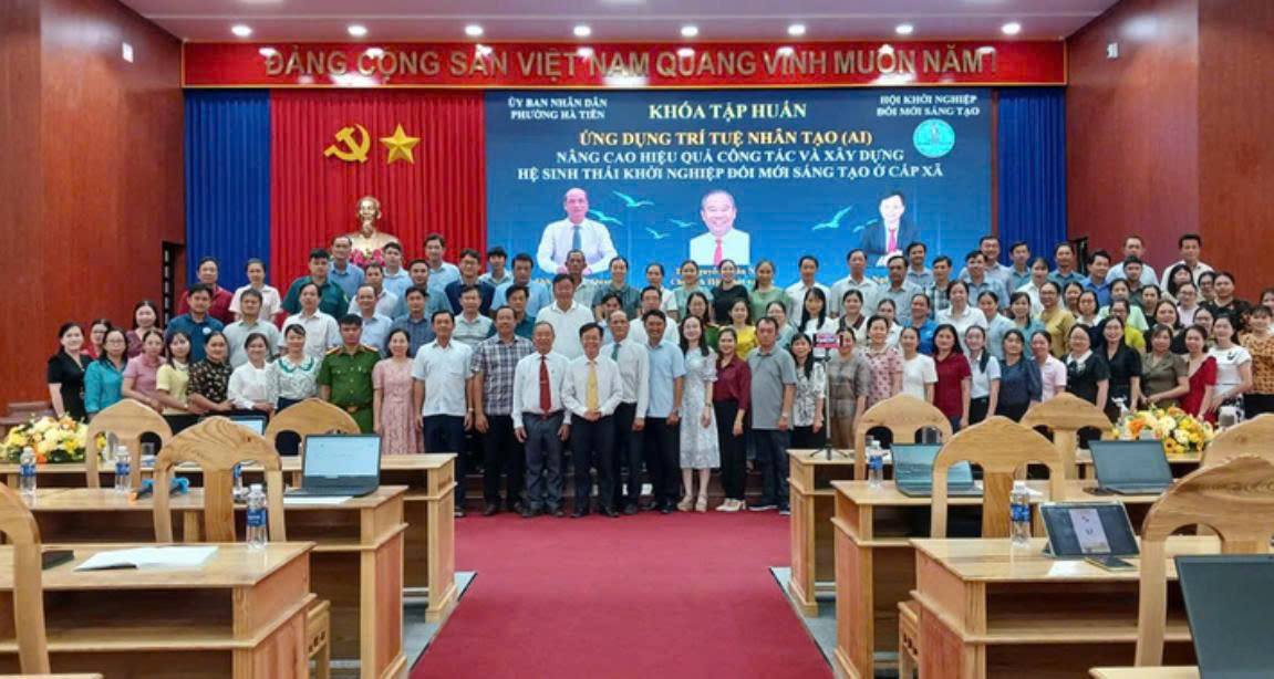 Lớp tập huấn AI ứng dụng cho UBND Xã Kiên Lương