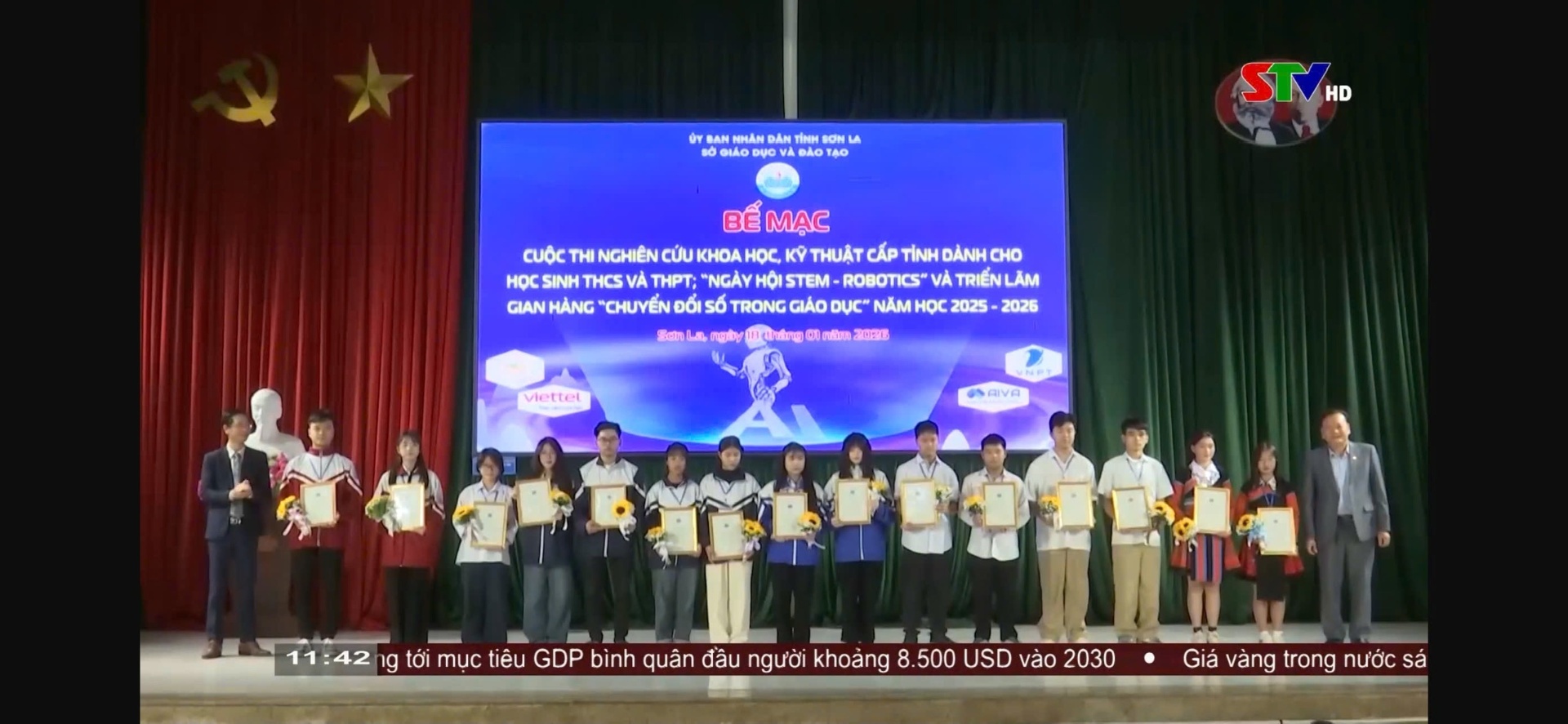 Bế mạc Cuộc thi KHKT & Ngày hội STEM-Robotics Sơn La 2025–2026 (đối tác AIVA)