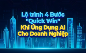 Lộ trình 4 Bước _Quick Win_ Khi Ứng Dụng AI Cho Doanh Nghiệp
