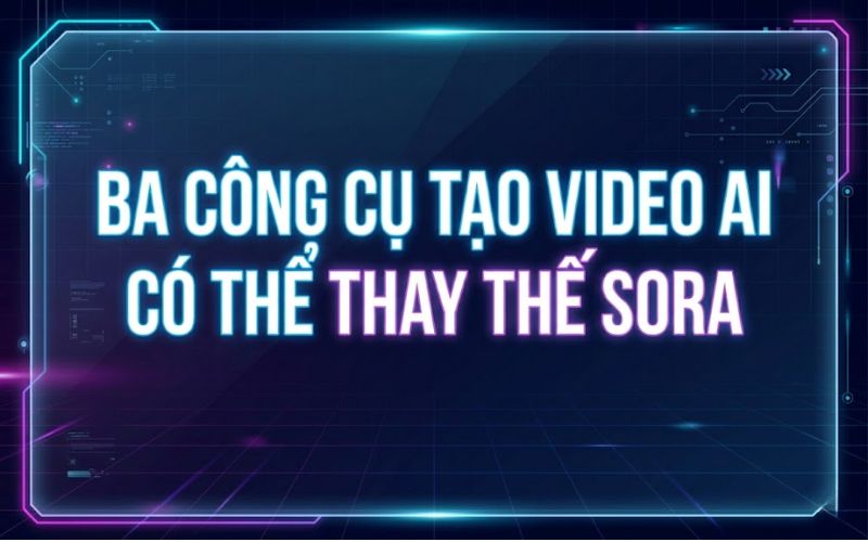 Ba công cụ tạo Video AI có thể thay thế Sora